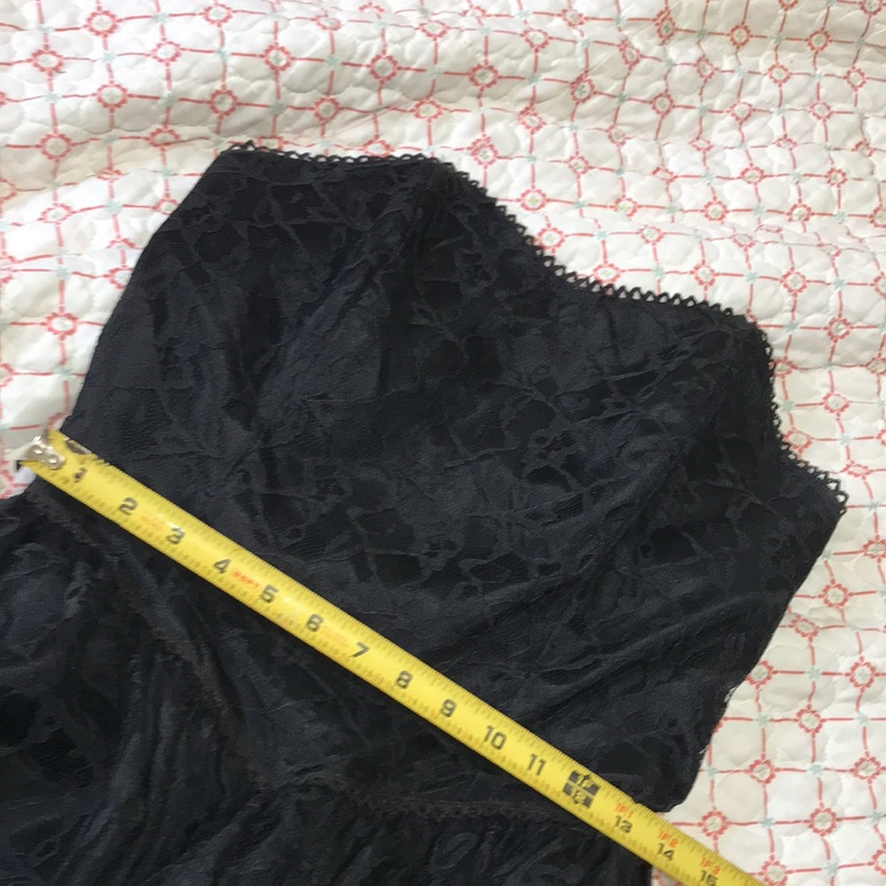 Vintage lace strapless drop waist corset dress - Picture 8 of 9